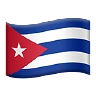 Flag: Cuba Emoji 🇨🇺 image - Apple style