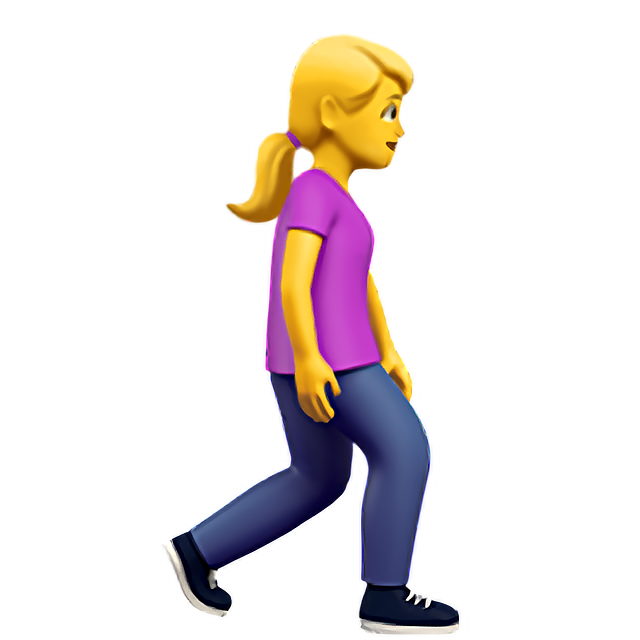 Woman Walking Facing Right