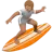 Person Surfing: Medium Skin Tone