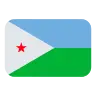 Flag: Djibouti Emoji 🇩🇯 image - Tossface style