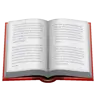 Open Book Emoji 📖 image - WhatsApp style