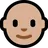 Man: Medium-Light Skin Tone, Bald