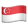 Flag: Singapore Emoji 🇸🇬 image - Apple style