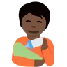 Person Feeding Baby: Dark Skin Tone Emoji 🧑🏿‍🍼 image - Twitter / X (Twemoji) style