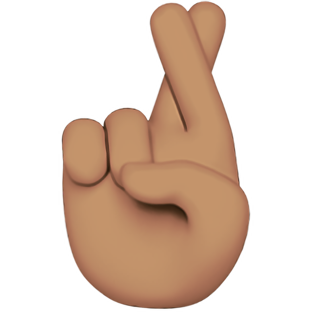 Crossed Fingers: Medium Skin Tone