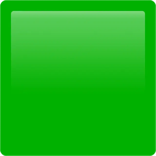 Gran cuadrado verde