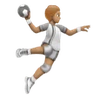 Person Playing Handball: Medium Skin Tone Emoji 🤾🏽 image - Huawei Harmony OS style