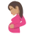 Pregnant Woman: Medium Skin Tone