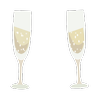 Gläser klirren Emoji 🥂 image - Skype style