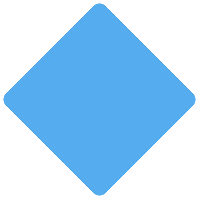 Large Blue Diamond