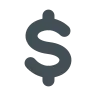 Heavy Dollar Sign Emoji 💲 image - Tossface style