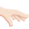 Palm Down Hand: Light Skin Tone Emoji 🫳🏻 image - Twitter / X (Twemoji) style