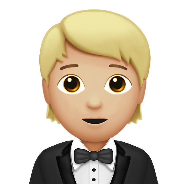 Person In Tuxedo: Medium-Light Skin Tone