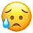 Sad But Relieved Face