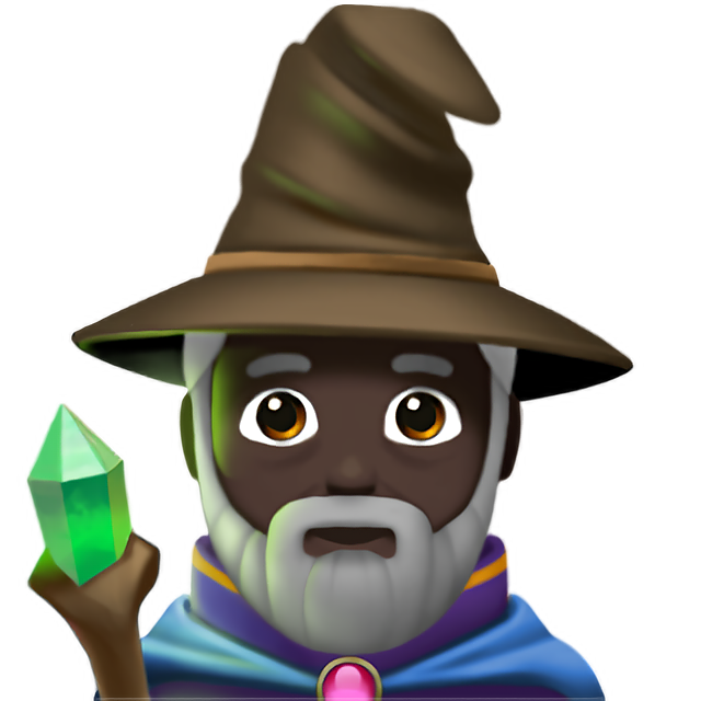 Man Mage: Dark Skin Tone