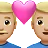 Couple With Heart: Man, Man, Medium-Light Skin Tone