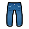 Jeans Emoji 👖 image - SoftBank style