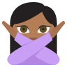 Person Gesturing No: Medium-Dark Skin Tone Emoji 🙅🏾 image - EmojiTwo style