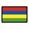 Flag: Mauritius Emoji 🇲🇺 image - OpenMoji style