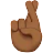 Crossed Fingers: Medium-Dark Skin Tone