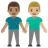 Men Holding Hands: Medium-Light Skin Tone, Medium Skin Tone