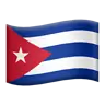 Flag: Cuba Emoji 🇨🇺 image - Apple style