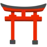 神社 Emoji ⛩ image - Google Noto Color style