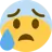 Anxious Face With Sweat
