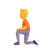 Person Kneeling