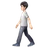 Person Walking: Light Skin Tone