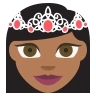 Princess: Medium-Dark Skin Tone Emoji 👸🏾 image - EmojiTwo style