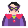 Supervillain: Light Skin Tone Emoji 🦹🏻 image - Microsoft Classic 2D style