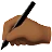 Writing Hand: Medium-Dark Skin Tone