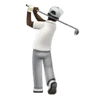 Person Golfing: Dark Skin Tone Emoji 🏌🏿 image - Huawei Harmony OS style