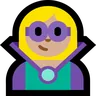 Supervillain: Medium-Light Skin Tone Emoji 🦹🏼 image - Microsoft Windows 10 Segoe UI Emoji style