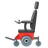 Motorized Wheelchair Emoji 🦼 image - Google Noto Color style