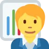 Office Worker Emoji 🧑‍💼 image - Twitter / X (Twemoji) style