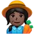 Woman Farmer: Dark Skin Tone