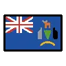 Flag: South Georgia & South Sandwich Islands Emoji 🇬🇸 image - OpenMoji style