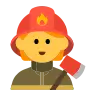 Firefighter Emoji 🧑‍🚒 image - Tossface style