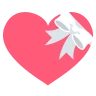 Emoji Szív szalaggal 💝 image - EmojiTwo style