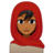 Woman With Headscarf: Medium-Dark Skin Tone
