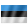 Flag: Estonia Emoji 🇪🇪 image - Huawei Harmony OS style
