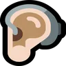Ear With Hearing Aid: Light Skin Tone Emoji 🦻🏻 image - Microsoft Windows 10 Segoe UI Emoji style