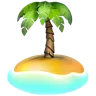 Desert Island Emoji 🏝 image - Apple style