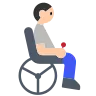 Person In Motorized Wheelchair: Light Skin Tone Emoji 🧑🏻‍🦼 image - Tossface style