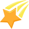 Emoji Hullócsillag 🌠 image - Facebook Messenger (2016) style