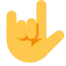 I Love You Hand Sign Emoji 🤟 image - Tossface style