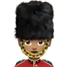 Woman Guard: Medium Skin Tone Emoji 💂🏽‍♀️ image - Apple style