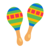 Emoji Maracas 🪇 image - Microsoft Classic 2D style
